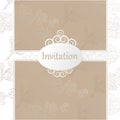 Wedding invitation card